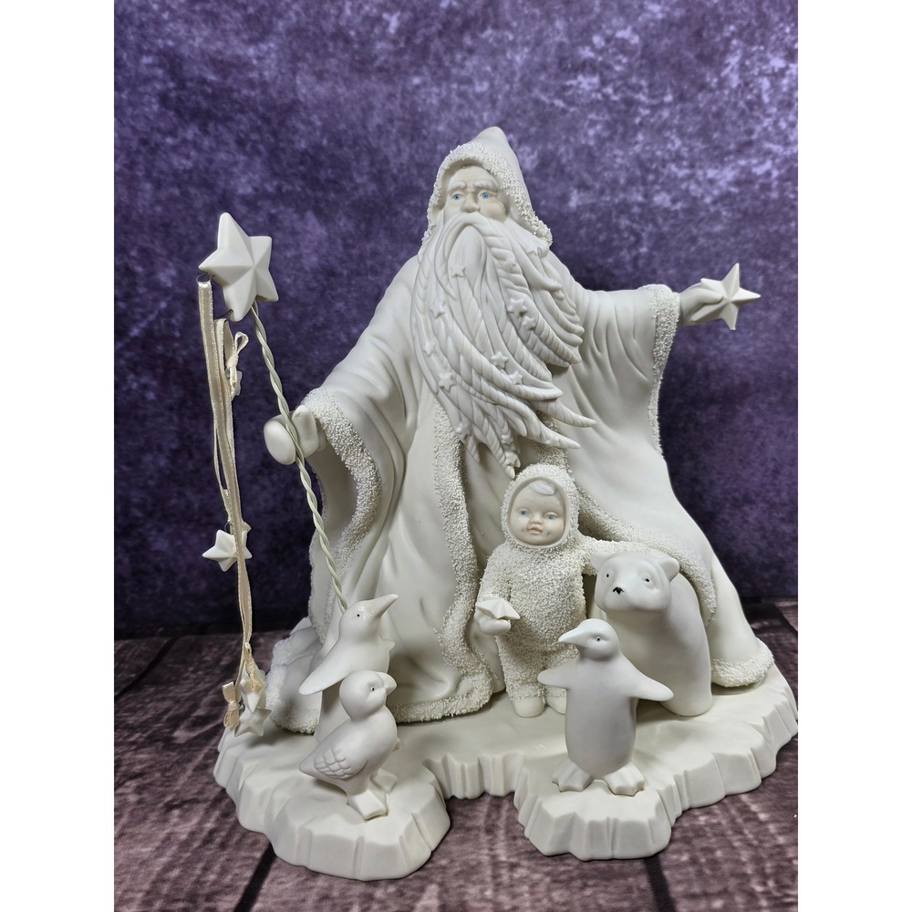 Department 56 Snowbabies "Jack Frost A Touch of Winter Magic Polar Bear Penguins - Picture 2 of 12